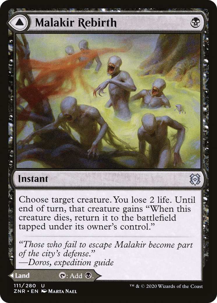 Malakir Rebirth // Malakir Mire [Zendikar Rising] Foil