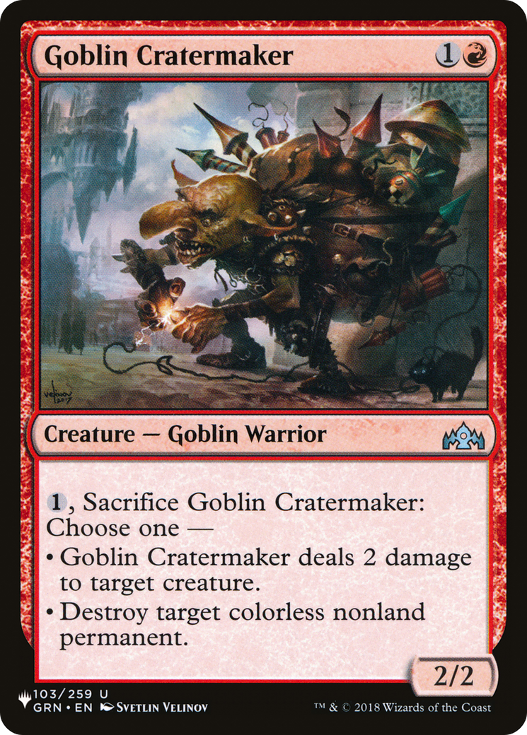 Goblin Cratermaker |  (GRN-103) [The List]