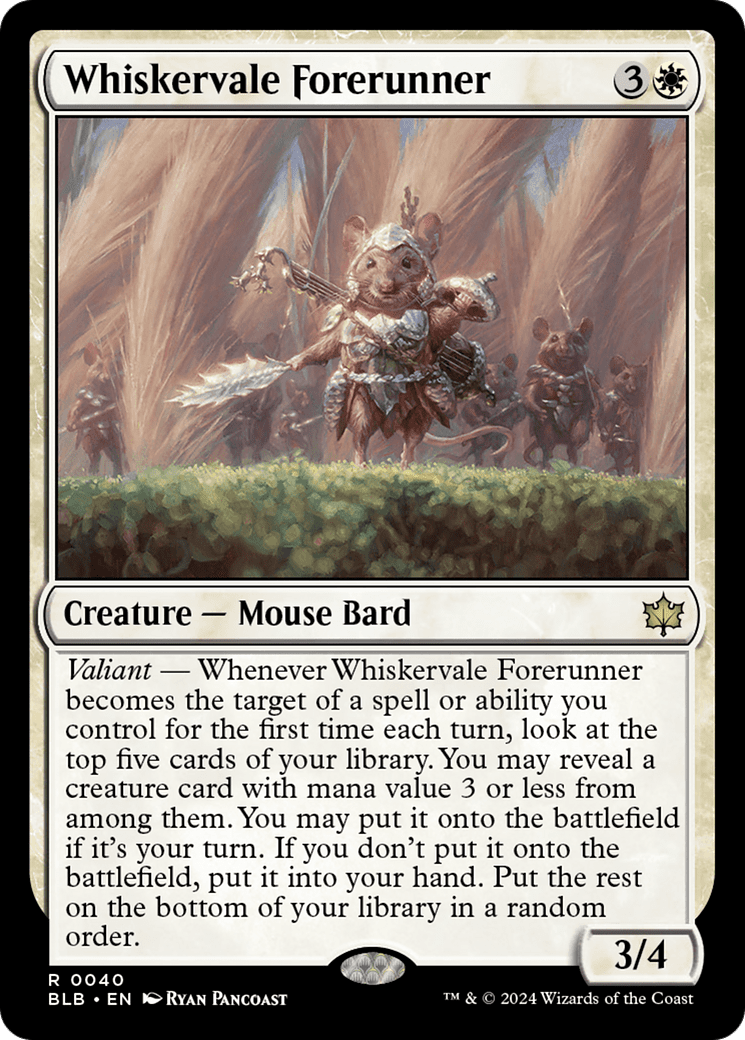 Whiskervale Forerunner [Bloomburrow] Foil