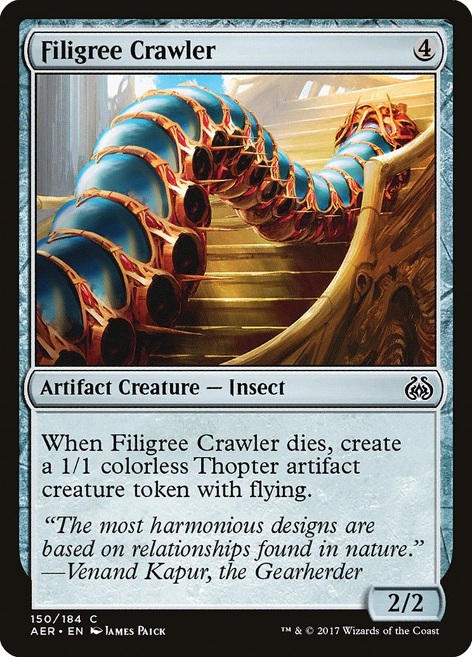 Filigree Crawler 150/184 (Aether Revolt)  - Foil