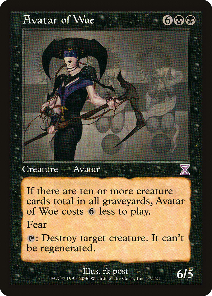 Avatar of Woe [Time Spiral Timeshifted] Foil