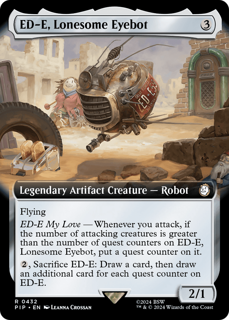 ED-E, Lonesome Eyebot (Extended Art) [Fallout] Foil