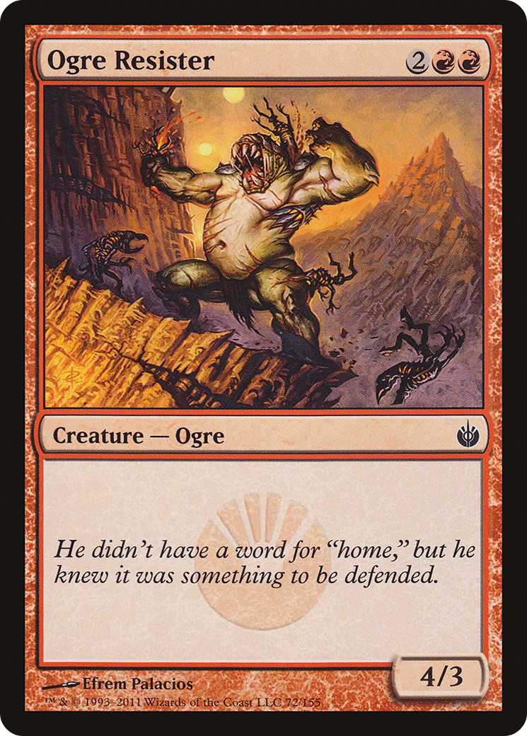 Ogre Resister [Mirrodin Besieged] Foil