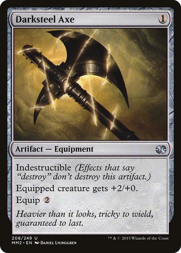 Darksteel Axe [Modern Masters 2015] Foil