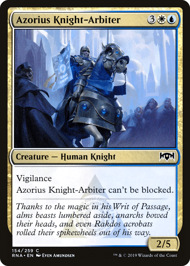 Azorius Knight-Arbiter [Ravnica Allegiance] Foil