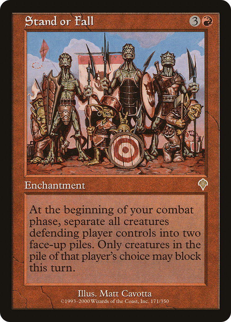 Stand or Fall [Invasion] Foil