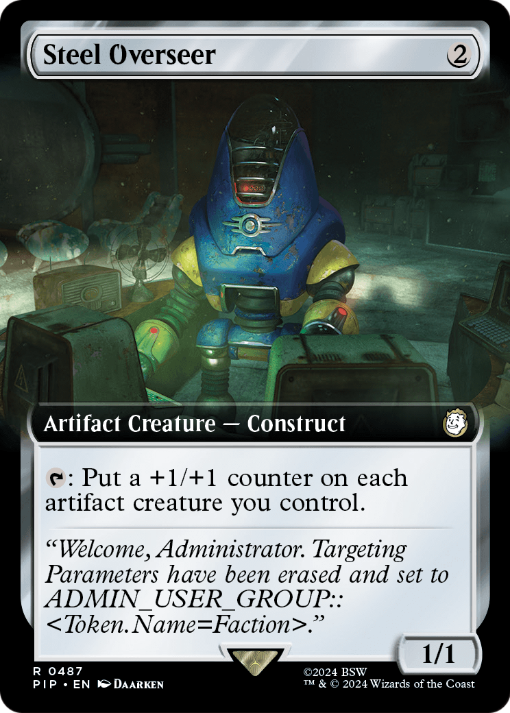 Steel Overseer (Extended Art) [Fallout] Foil