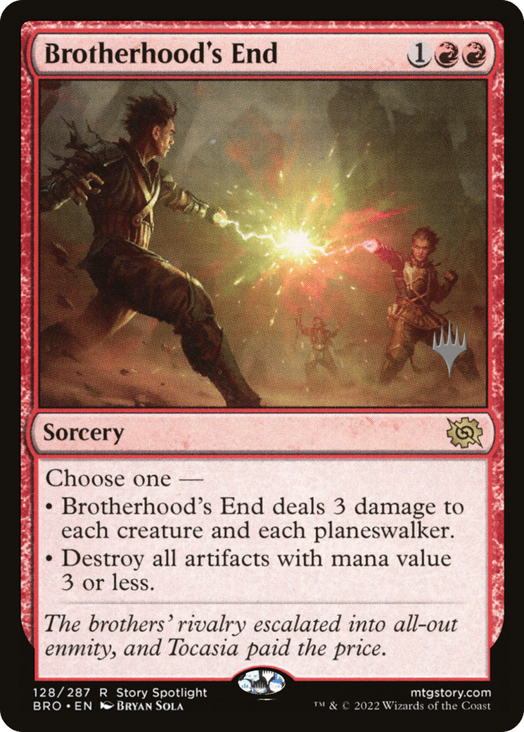 Brotherhood's End (Promo Pack) [The Brothers' War Promos] Foil