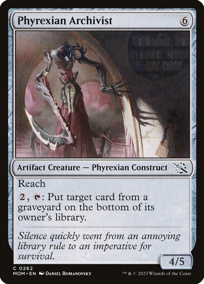 Phyrexian Archivist 262/291 (March of the Machine) 