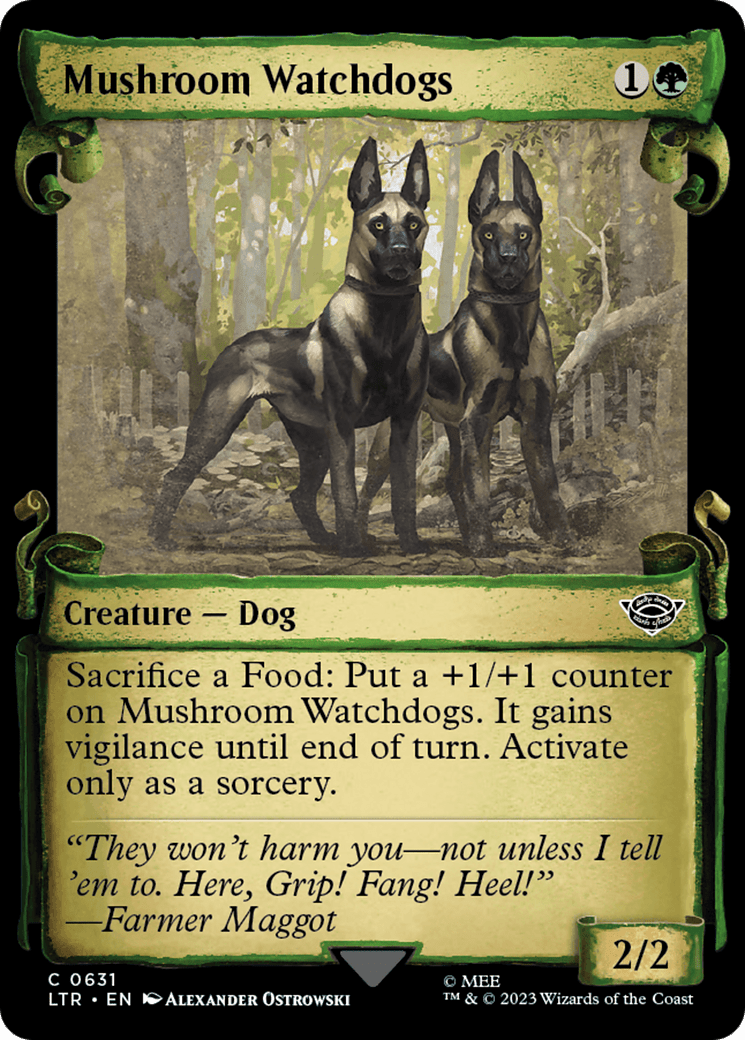 Mushroom Watchdogs [The Lord of the Rings: Tales of Middle-Earth Showcase Scrolls] Foil