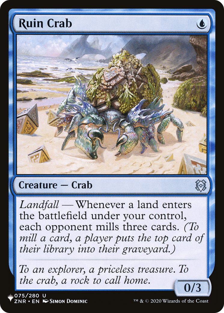 Ruin Crab |  (ZNR-75) [The List]