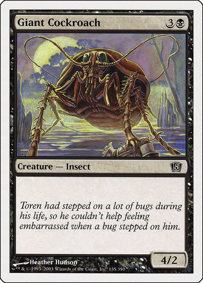 Giant Cockroach 135/350 (8th Edition) 