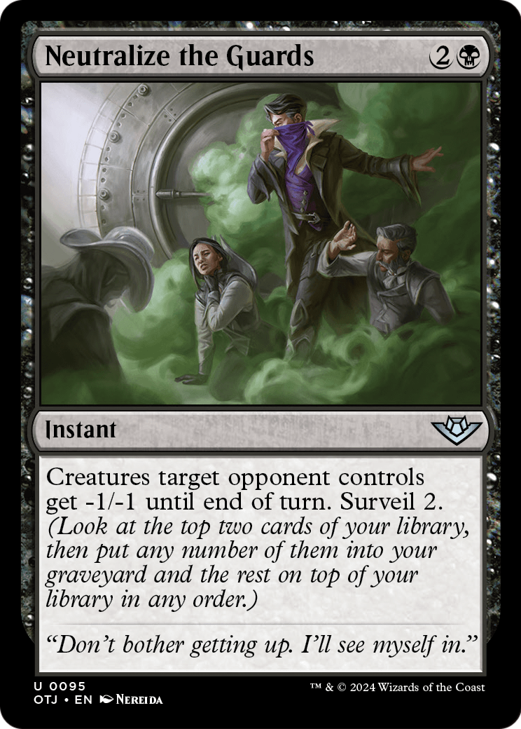Neutralize the Guards [Outlaws of Thunder Junction] Foil
