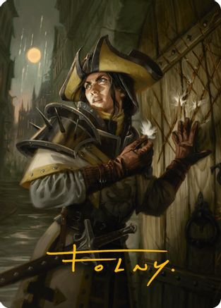Thraben Inspector Art Card (Gold-Stamped Signature) (-003) [Innistrad Remastered]