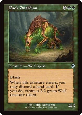 Pack Guardian (Retro Frame) (-316) [Innistrad Remastered]  Foil