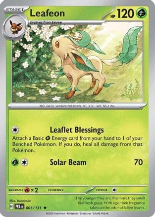 Leafeon 005- SV Prismatic Evolutions