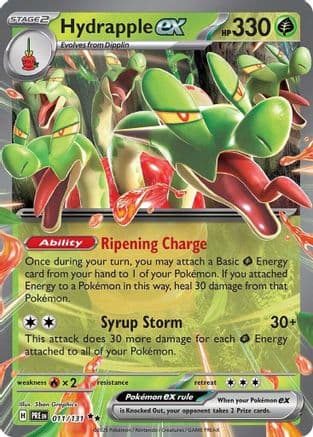 Hydrapple ex 011- SV Prismatic Evolutions Holofoil