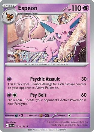 Espeon 033- SV Prismatic Evolutions