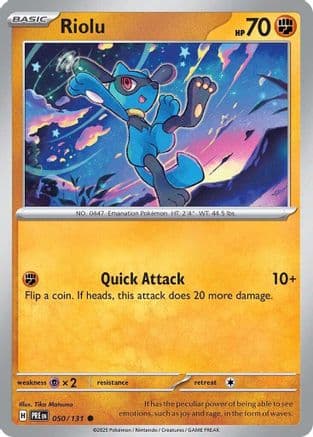 Riolu 050- SV Prismatic Evolutions