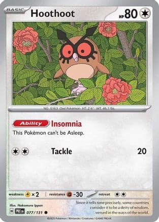 Hoothoot 077- SV Prismatic Evolutions