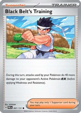 Black Belt's Training 097/131 - SV Prismatic Evolutions Reverse Holofoil