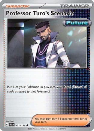 Professor Turo's Scenario 121- SV Prismatic Evolutions Reverse Holofoil