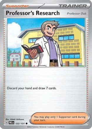Professor's Research [Professor Oak] 122- SV Prismatic Evolutions