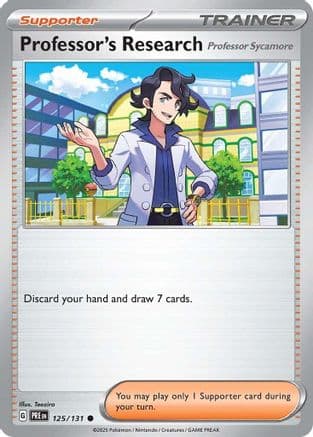 Professor's Research [Professor Sycamore] 125- SV Prismatic Evolutions