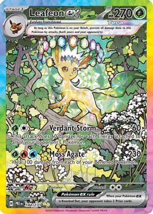 Leafeon ex 144/131 - SV Prismatic Evolutions Holofoil