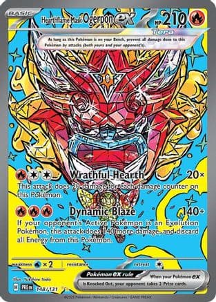 Hearthflame Mask Ogerpon ex 148/131 - SV Prismatic Evolutions Holofoil