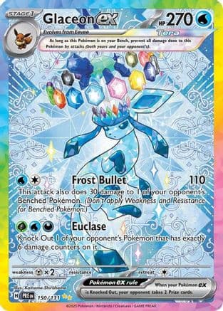 Glaceon ex - 150/131 | Holofoil (150)  [SV Prismatic Evolutions]