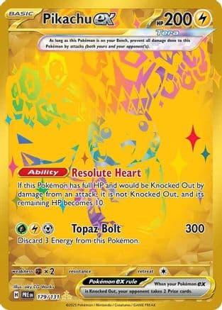 Pikachu ex - 179/131 | Holofoil (179)  [SV Prismatic Evolutions]