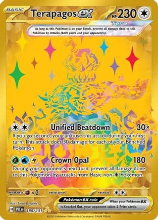Terapagos ex 180/131 - SV Prismatic Evolutions Holofoil