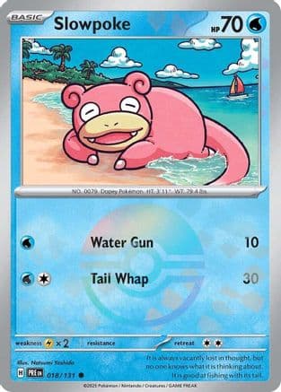 Slowpoke (Poke Ball Pattern) 018- SV Prismatic Evolutions Holofoil