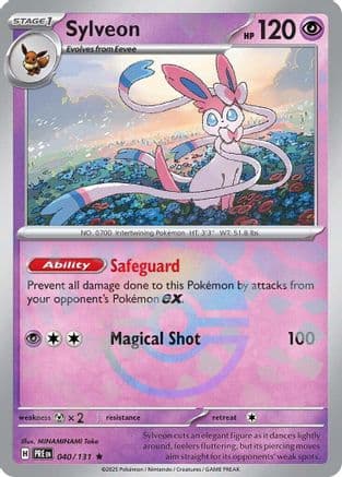 Sylveon (Poke Ball Pattern) 040- SV Prismatic Evolutions Holofoil