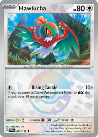 Hawlucha (Poke Ball Pattern) 089- SV Prismatic Evolutions Holofoil
