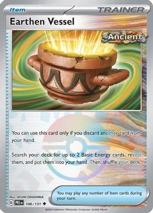 Earthen Vessel (Poke Ball Pattern) 106- SV Prismatic Evolutions Holofoil