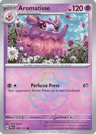 Aromatisse (Master Ball Pattern) 039- SV Prismatic Evolutions Holofoil