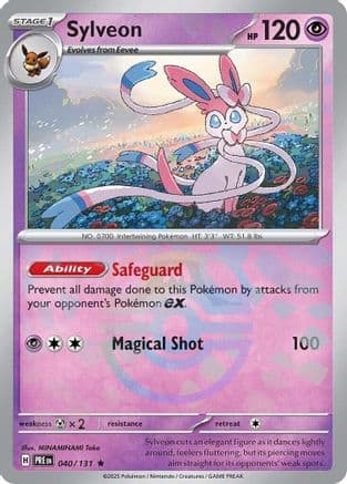 Sylveon (Master Ball Pattern) 040- SV Prismatic Evolutions Holofoil