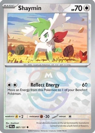 Shaymin (Master Ball Pattern) 087- SV Prismatic Evolutions Holofoil