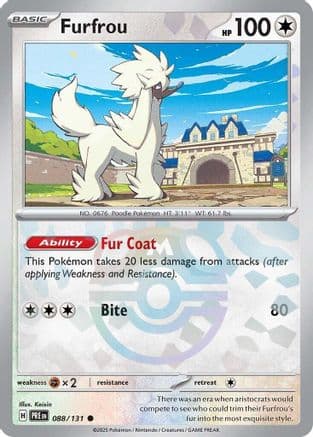 Furfrou (Master Ball Pattern) 088- SV Prismatic Evolutions Holofoil