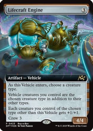 Lifecraft Engine (Extended Art) (423) [Buy-A-Box Promos]  Foil