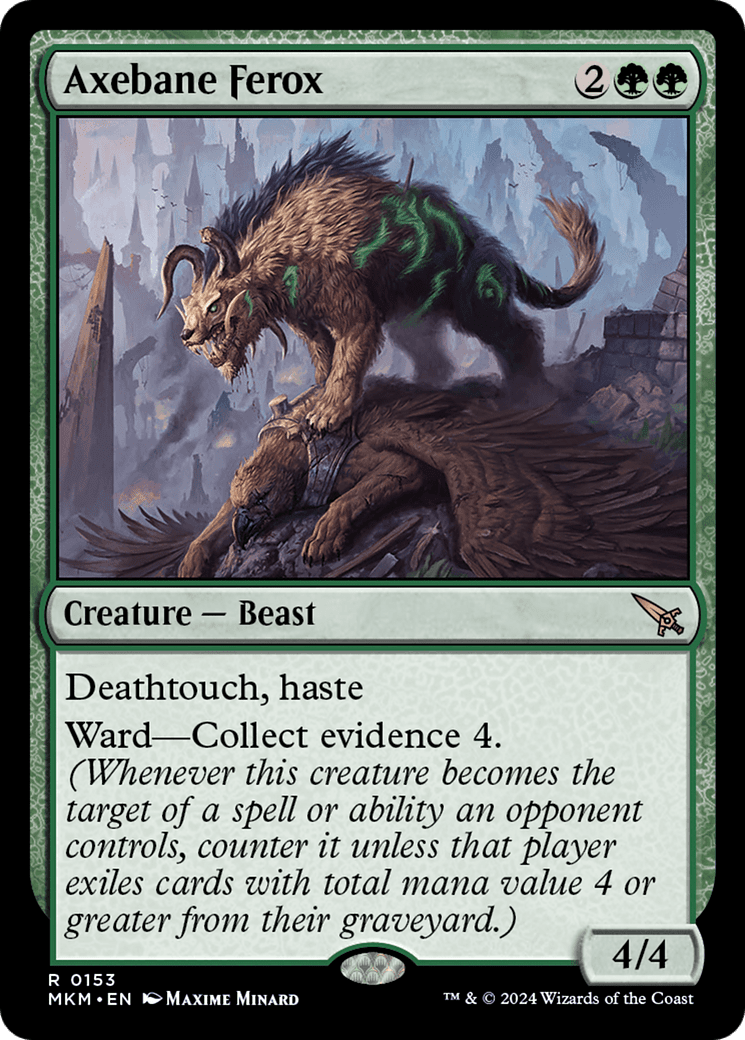 Axebane Ferox [Murders at Karlov Manor] Foil