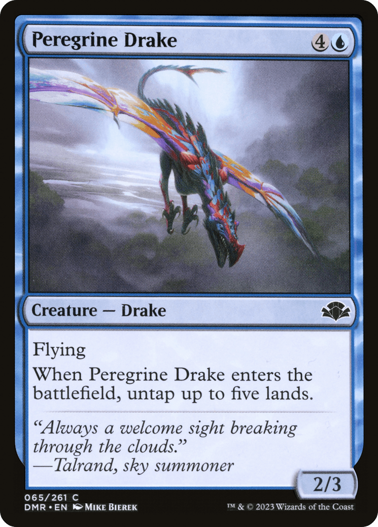 Peregrine Drake [Dominaria Remastered] Foil