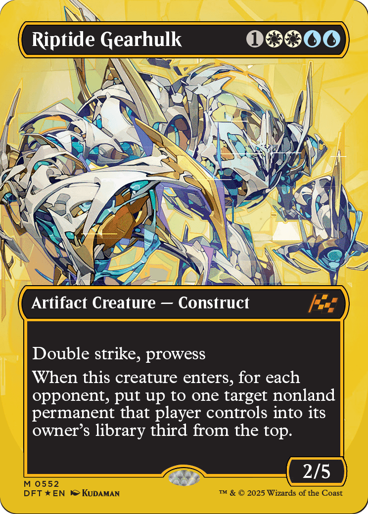 Riptide Gearhulk |  Foil (552) [Aetherdrift]