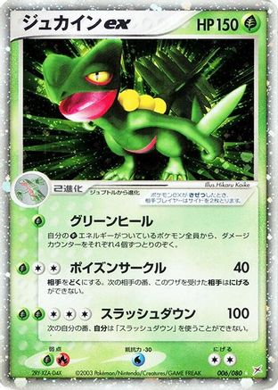 Sceptile ex (006/080) (Japanese) - Magma VS Aqua Two Ambitions 1st Edition Holofoil