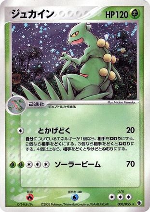 Sceptile (003/055) (Japanese) - ADV Expansion Pack Unlimited Holofoil