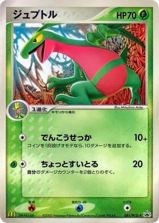 Grovyle - 081/PCG-P (081/PCG-P) (Japanese) - PCGP Promotional cards