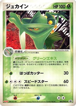 Sceptile - 063/PCG-P (063/PCG-P) (Japanese) - PCGP Promotional cards