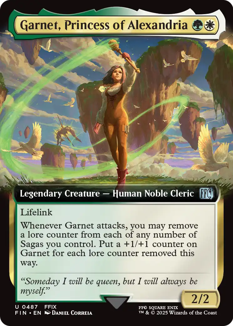 Garnet, Princess of Alexandria (487) [FINAL FANTASY] : (Extended Art) Foil